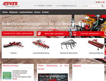 Tablet Screenshot of eversagro.de